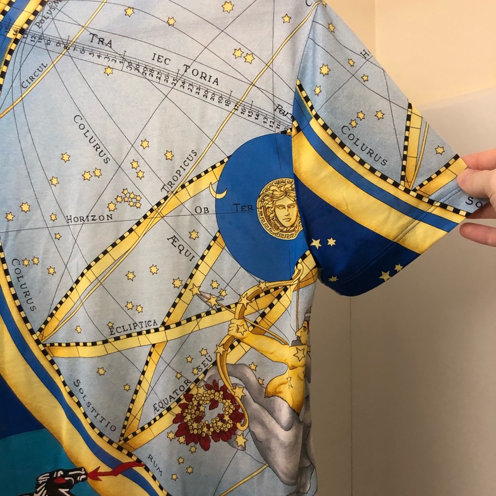 Limited edition Silk Versace horoscope T-shirt - Picture 3 of 13